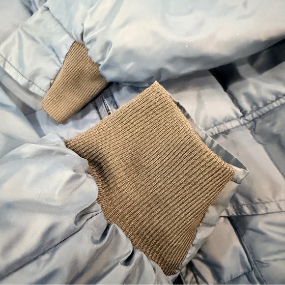 Vintage Miller Outerwear Ski Jacket Goose Down FauxFur Blue Quilted Puffer Sz 42 - Picture 12 of 15